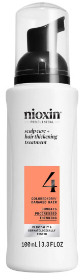 Nioxin System 4 Scalp Treatment for Colored Thinning Hair 100 ml