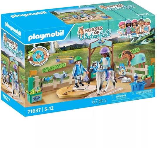 Playmobil 71637 Horses of Waterfall Byggesett Moderne Rideskole Playmobil 71637 Horses of Waterfall Byggesett Moderne Rideskole