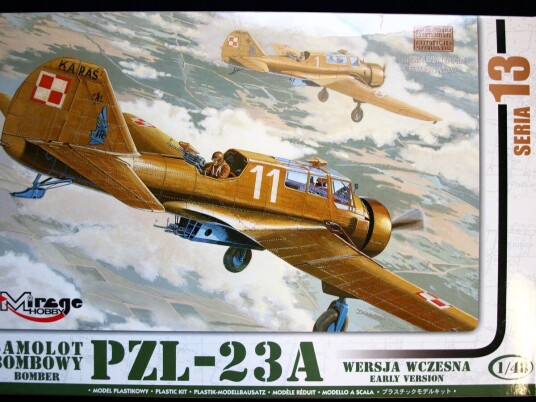 Mirage PZL-23A Bomber Modellfly Byggesett 1:48