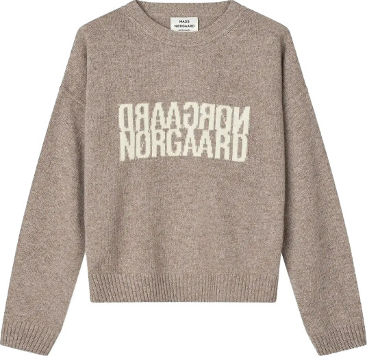 Mads Nørgaard Yota Knit Tilona Sweater - Beige - XXL Mads Nørgaard Yota Knit Tilona Sweater - Beige - XXL