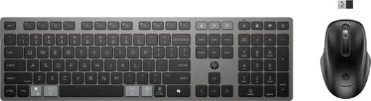 HP 725 Trådløst Tastatur og Mussett for Kontor, Multi-Enhet, Oppladbar, Svart HP 725 Trådløst Tastatur og Mussett for Kontor, Multi-Enhet, Oppladbar, Svart