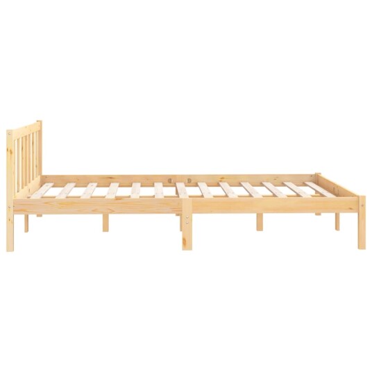 vidaXL Sengeramme heltre furu 120x200 cm