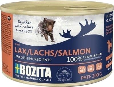 Robur Bozita våtfòr & Laks Patè 200 gram Biff