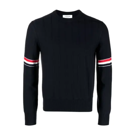 Thom Browne Herre Strikkevarer Blå M,