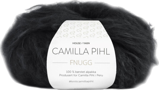 Camilla Pihl, Fnugg 901 Svart Camilla Pihl, Fnugg 901 Svart