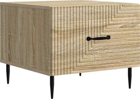 Kaffebord med skuff Sonoma eik 49 x 50 x 40 cm Konstruert tre