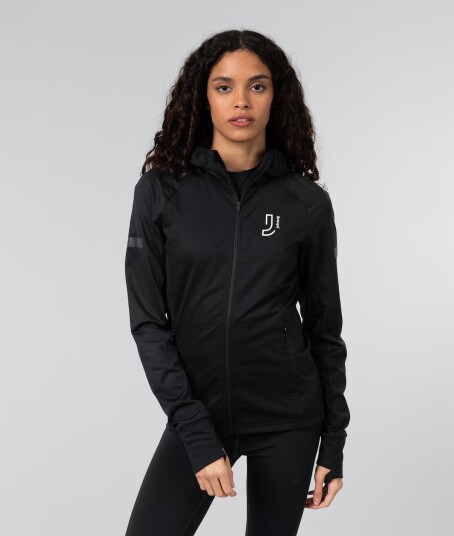 Johaug Gleam Full Zip Fleecejakke TBLCK Tblck L