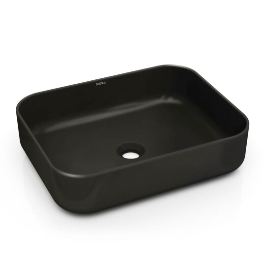 Bathco Dinan Bolle B50xd39cm - Porselen Svart Matt Bathco Dinan Bolle B50xd39cm - Porselen Svart Matt