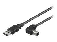 MicroConnect USB 2.0 - USB-kabel - USB til USB-type B - 2 m