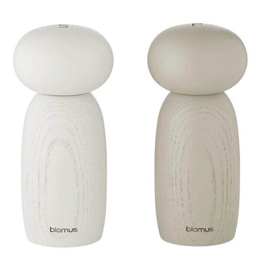 Blomus   Moli salt  og pepperkvern 13 cm beige/brun
