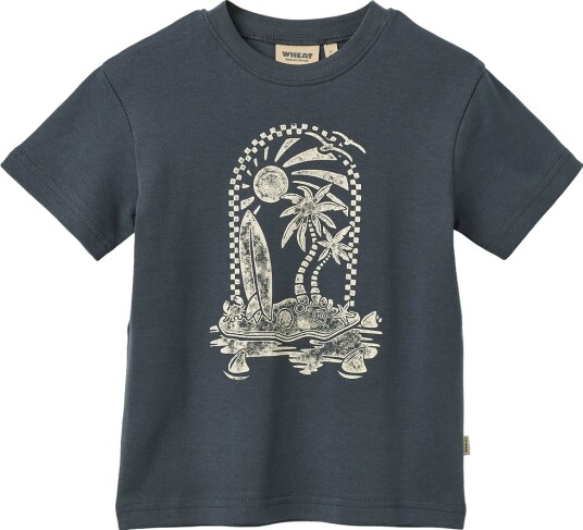 Wheat T skjorte James Ink Wheat 8 år 128 T skjorte Grå