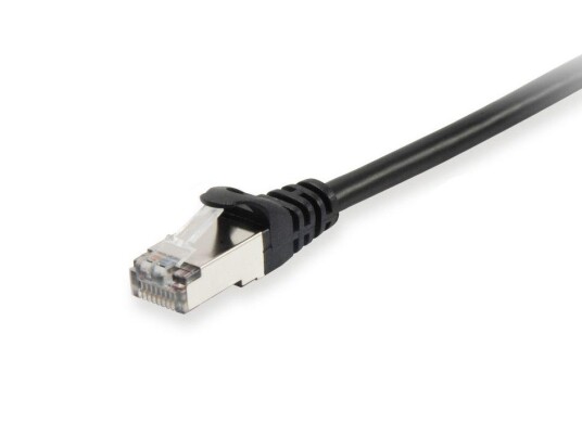 EQUIP Patchkabel Cat6   S/FTP 2xRJ45  10.00m schwarz    LSZH