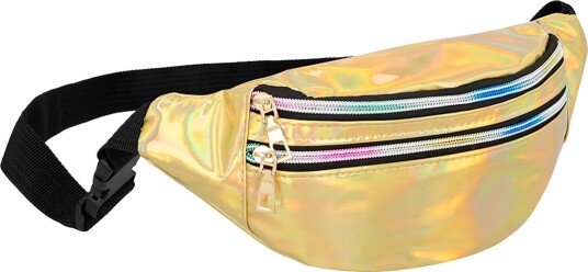 Boland Party Partners Midjeveske Holografisk Gull One-size 36014