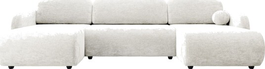 Carve Sovesofa Dobbel Divan 3 Seter Hvit