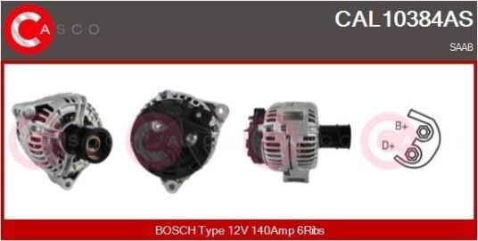 Dynamo CASCO CAL10384AS Dynamo CASCO CAL10384AS