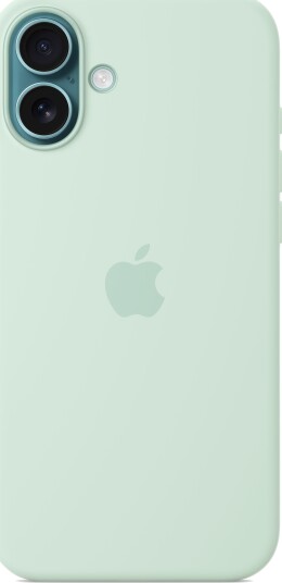 Apple iPhone 16 Plus Silicone Case with MagSafe - Aquamarine Apple iPhone 16 Plus Silicone Case with MagSafe - Aquamarine