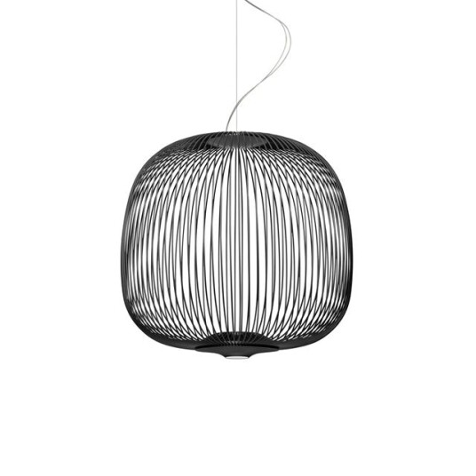 Foscarini Spokes 2 Midi Taklampe med LED Sort Foscarini Spokes 2 Midi Taklampe med LED Sort