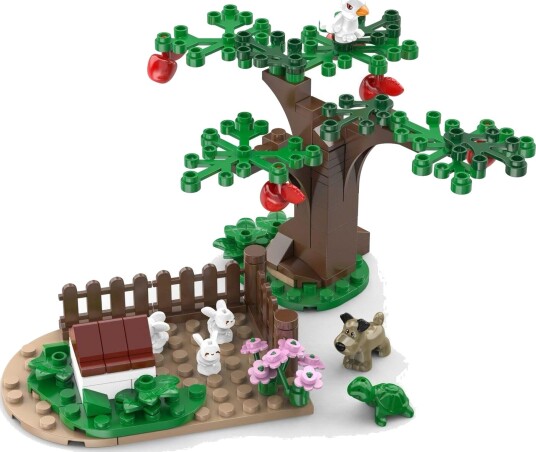 Kiddicraft Kc1101 Kaninbur Byggesett 5+ År 89 Deler