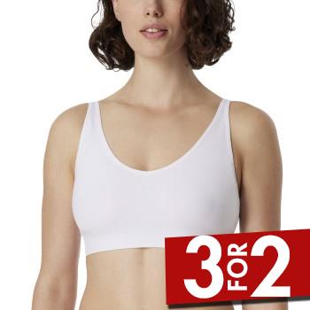 Schiesser BH Soft Removable Pads Bra Hvit polyamid 3XL Dame