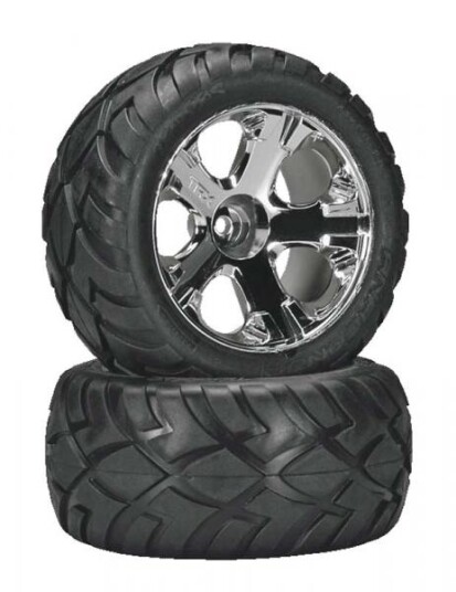 Traxxas 5576R Anaconda 2.8" Rear On All-Star Chrome Jato 2