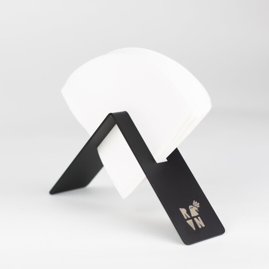 RAVN Black Steel Coffee Filter Paper Holder