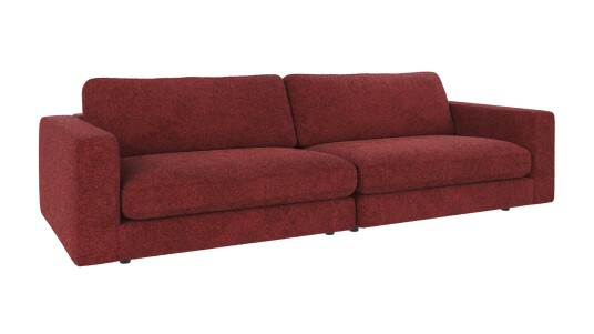 Rowico Home Duncan 3 seters sofa Rød Anna 8 258 x 103 x 78 cm Rød