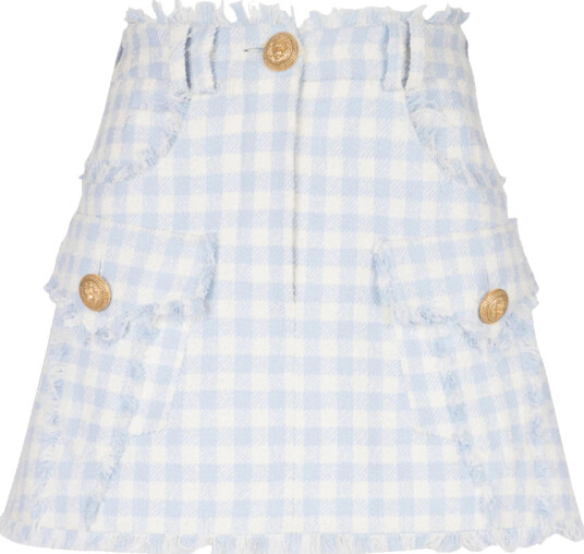 Balmain Dame Skjørt Blå M,
