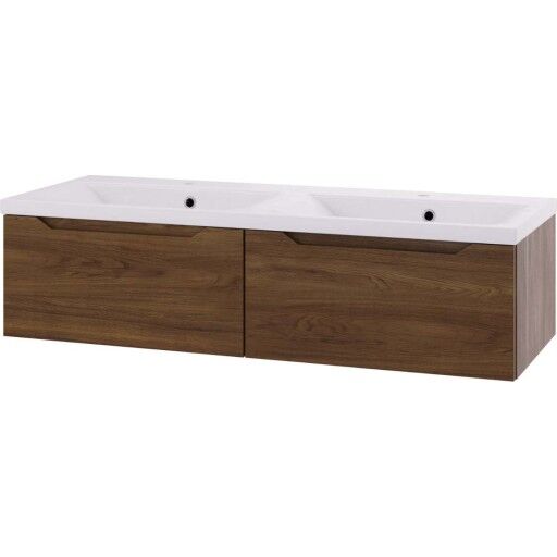 Servantskap Linn Bad Emma 120 cm 2*1 Skuffer Dobbel 130812D2S Servantskap Linn Bad Emma 120 cm 2*1 Skuffer Dobbel 130812D2S