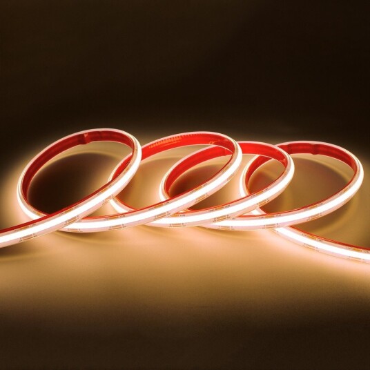 Ledlife 10m 10,5W/m COB CCT LED strip RA90   24V DC IP68 576 LED pr. meter   Kulør : CCT Varm til Kald Hvit