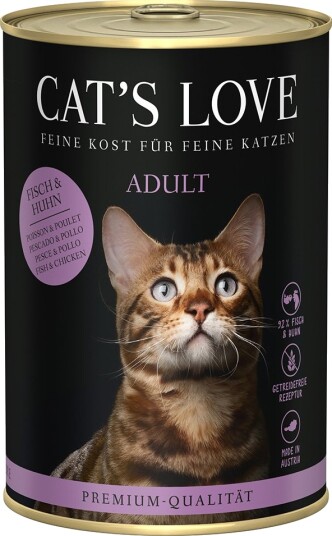 Cat'S Love Våtfôr & Kylling Fisk 6 X 400 G Cat'S Love Våtfôr & Kylling Fisk 6 X 400 G