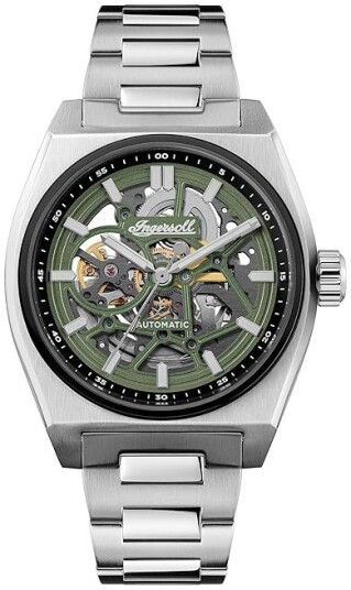 Ingersoll Herreklokke I14304 The Vert Grønn/Stål Ø43 mm Ingersoll Herreklokke I14304 The Vert Grønn/Stål Ø43 mm