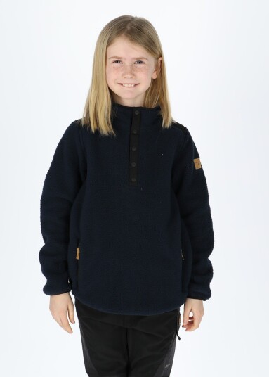 Swedemount Nordkap Pile Halfneck Jr Navy/Black 170 Trøyer Swedemount Nordkap Pile Halfneck Jr Navy/Black 170 Trøyer