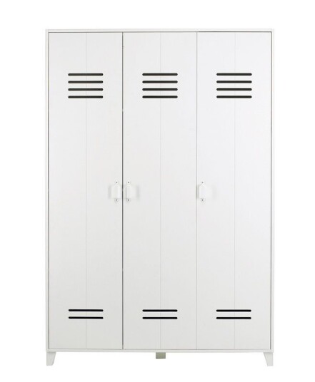 Vtwonen Locker Garderobeskap m/3 låger - Hvit Unoliving 1716061-01-0 1605523-01-0