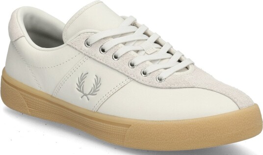 Fred Perry Tennis Shoe Lthr/Suede PORCELAIN 43