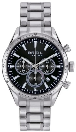 Breil Herreklokke EW0656 Jato Sort/Stål Ø42 mm Breil Herreklokke EW0656 Jato Sort/Stål Ø42 mm