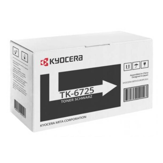 Kyocera TK-6725 BK lasertoner - 1T02NJ0NL0 Original - Svart 70000 sider