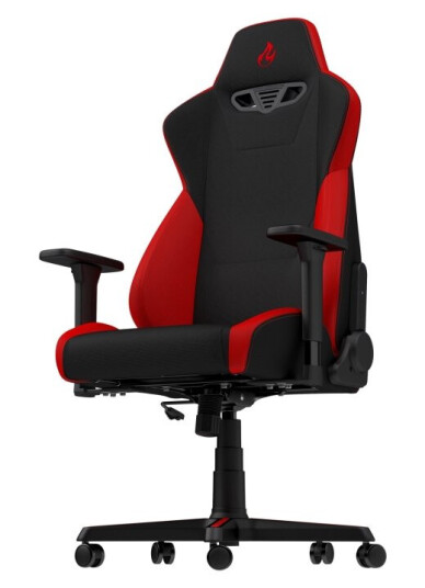 Nitro Concepts S300 - Stol - Armlener - T-Formet - Roterende - Nylon Polyuretan Stoff Stål Kaldskum - Svart Infernorød Nitro Concepts S300 - Stol - Armlener - T-Formet - Roterende - Nylon Polyuretan Stoff Stål Kaldskum - Svart Infernorød