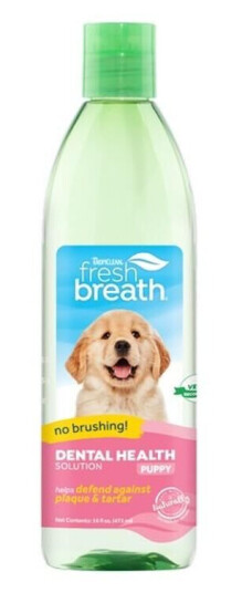 Tropiclean Oral Care Dental Health Solution For Puppies 473 ml Tropiclean Oral Care Dental Health Solution For Puppies 473 ml