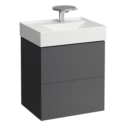 Laufen Kartell Servantskap med 2 skuffer 580x600 mm Skifergrå