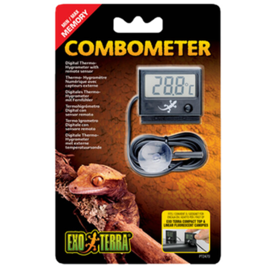 Thermo-Hygro Combometer Digitalt Termometer Og Hygrometer Svart 4.5 cm