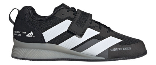 Adidas Adipower Weightlifting III Black/White/Grey Svart/Vit/Grå 38
