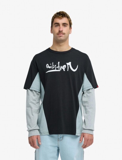 Quiksilver Yg Sync Double Layer Tee Black S