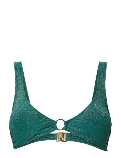 Pieces Pclaomi Lurex Bikini Ring Top Green L