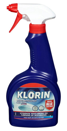 KLORIN RENGJØRINGSSPRAY 500 ML 400123 KLORIN RENGJØRINGSSPRAY 500 ML 400123
