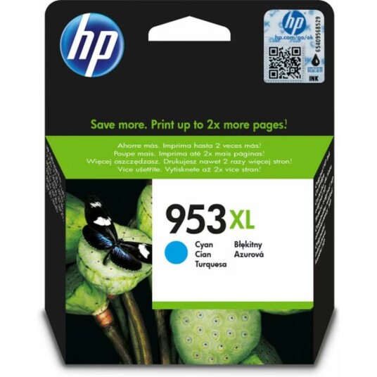 Original blekkpatron HP F6U16AE Cyan Original blekkpatron HP F6U16AE Cyan