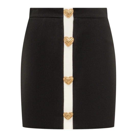 Moschino Dame Skjørt Svart M, Moschino Dame Skjørt Svart M,