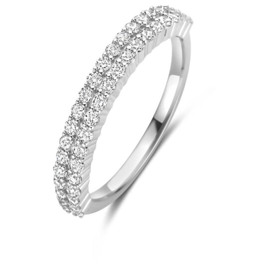 Ti Sento Ring i 925 sølv med zirkonia