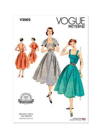 Vogue 2002 - Vintage Kjole K5 (8-10-12-14-16)
