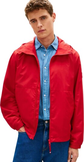 Tommy Hilfiger Branded Hooded Jacket Red M