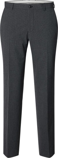 Selected Slmslim Liam Mini Hounds Trs Flex Noos Grey 44